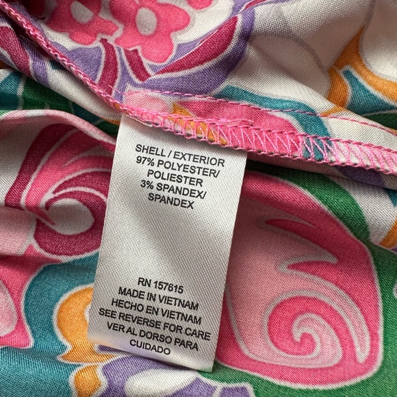 NEW Nicole Miller Vibrant Multicolor Mini Dress. Silky feel. Size XS - Picture 9 of 9